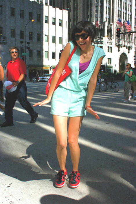 Michelle on Michigan Avenue, Chicago