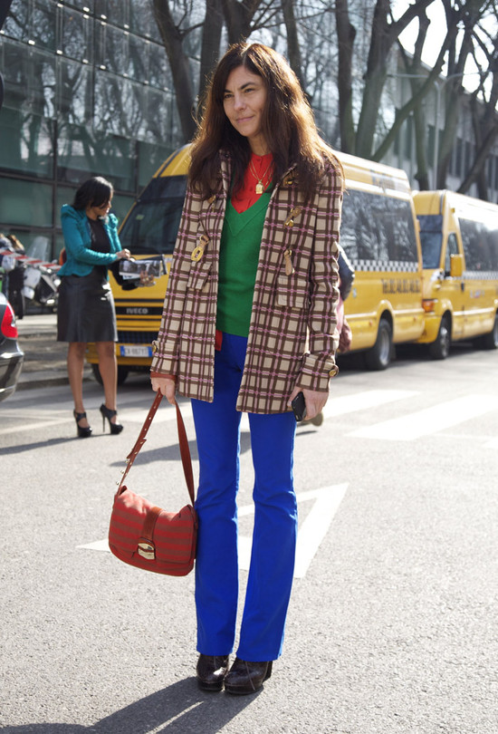 Color Blocked (And Plaided and Striped) Gloria Baume
