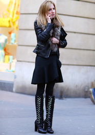 Marina Larroude on a Serious Call Fashion