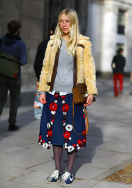Shearling and Pinwheels Fashion