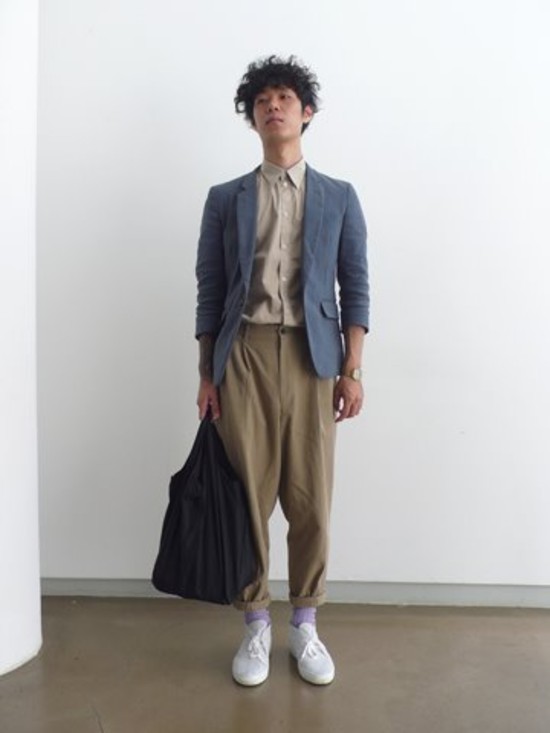 Kim Tae Wook in Comme Des Garcons Homme Plus, Seoul