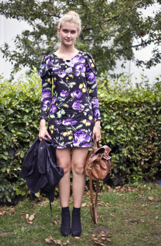 Floral Dress, Alexa Bag