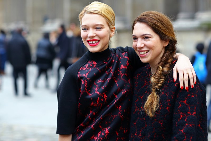 PORTER magazine - Chic Parisian sisters Lea Seydoux and Camille