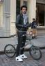 Biking on Mercer Street